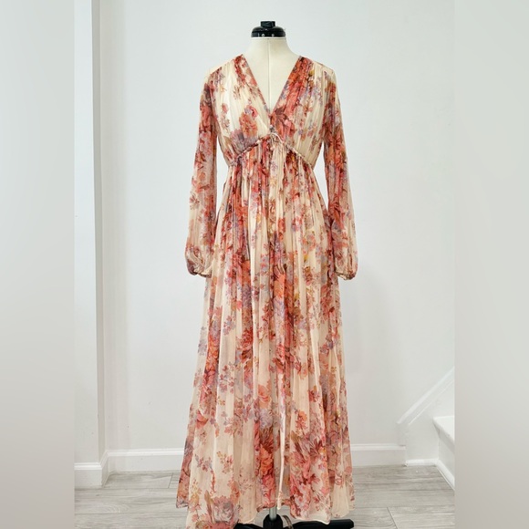 Zimmermann Silk Devi Floral Maxi Dress - Picture 4 of 15